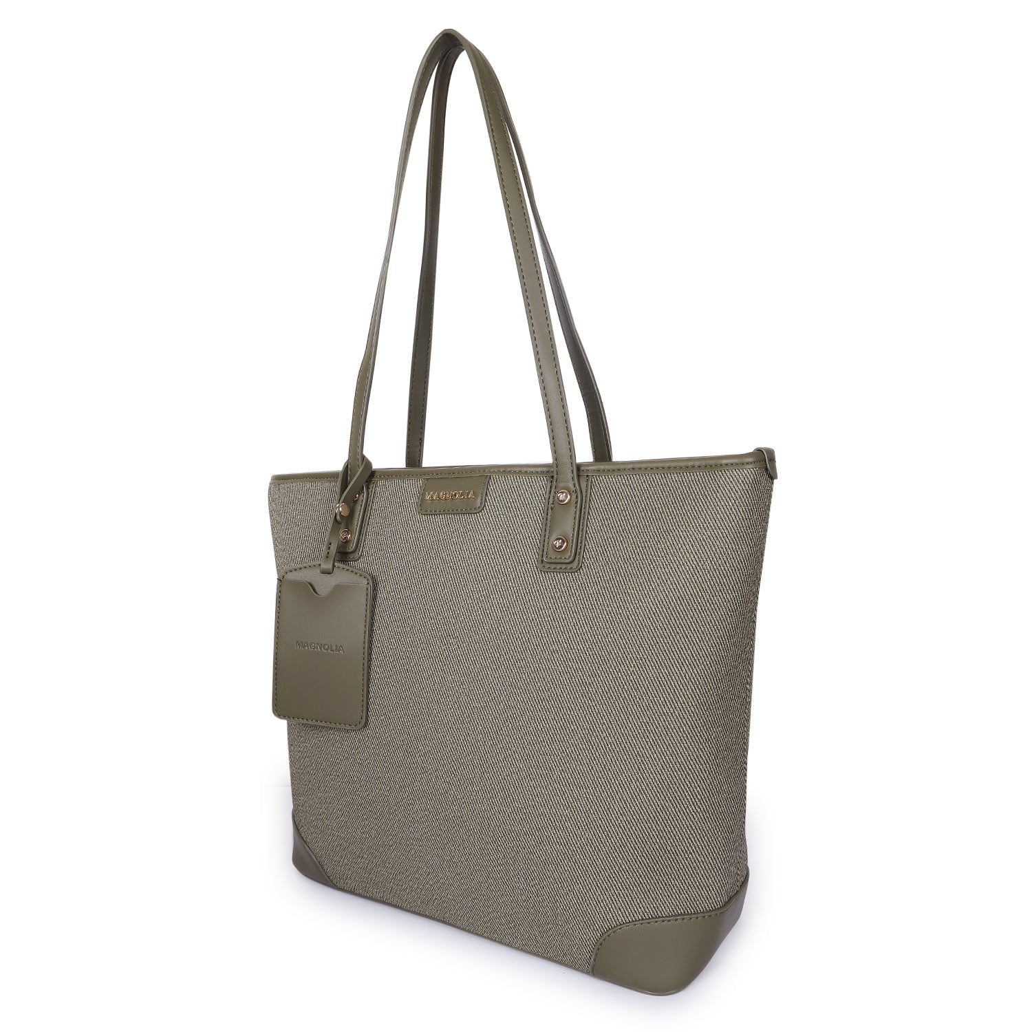 Magnolia Gloria Denim Tote Moss Green