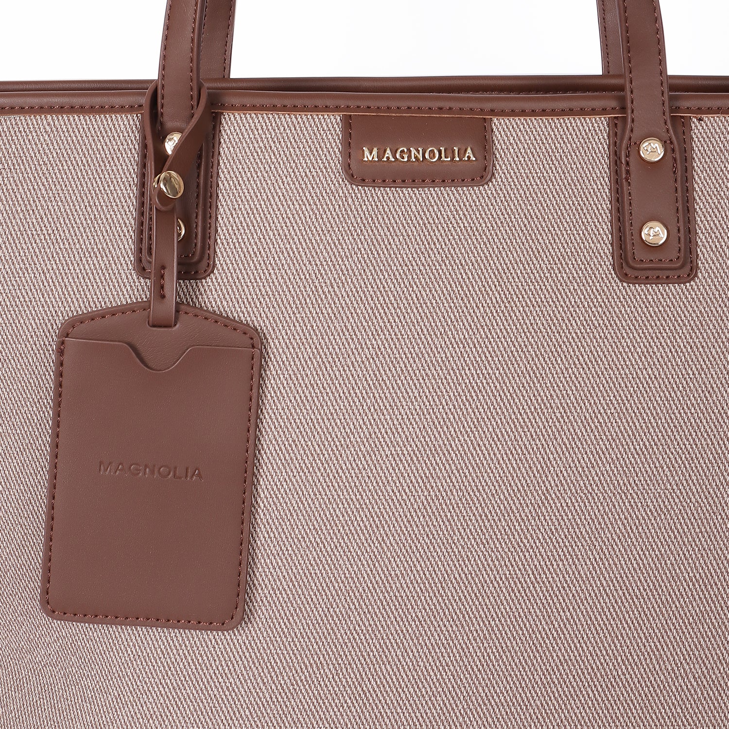 Magnolia Gloria Denim Tote Brown