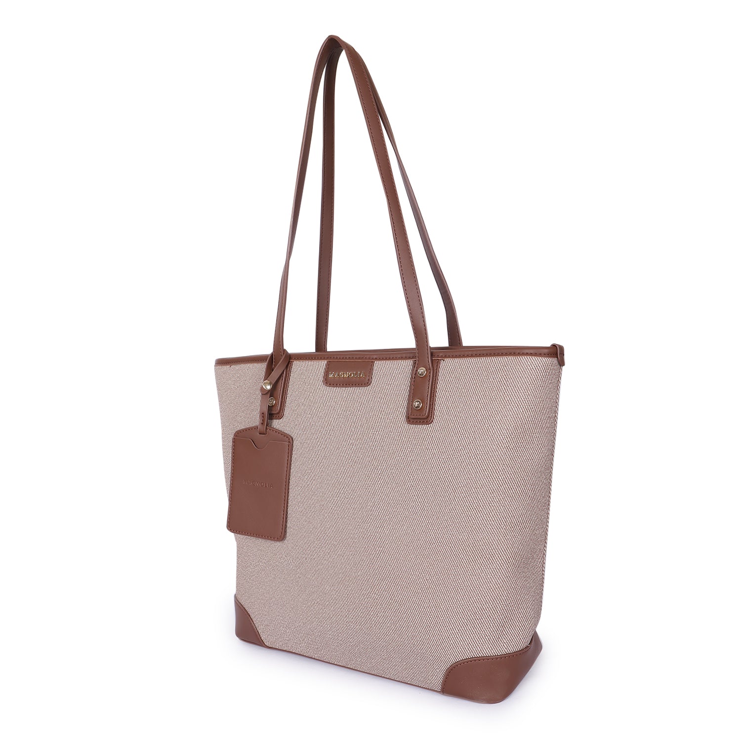 Magnolia Gloria Denim Tote Brown