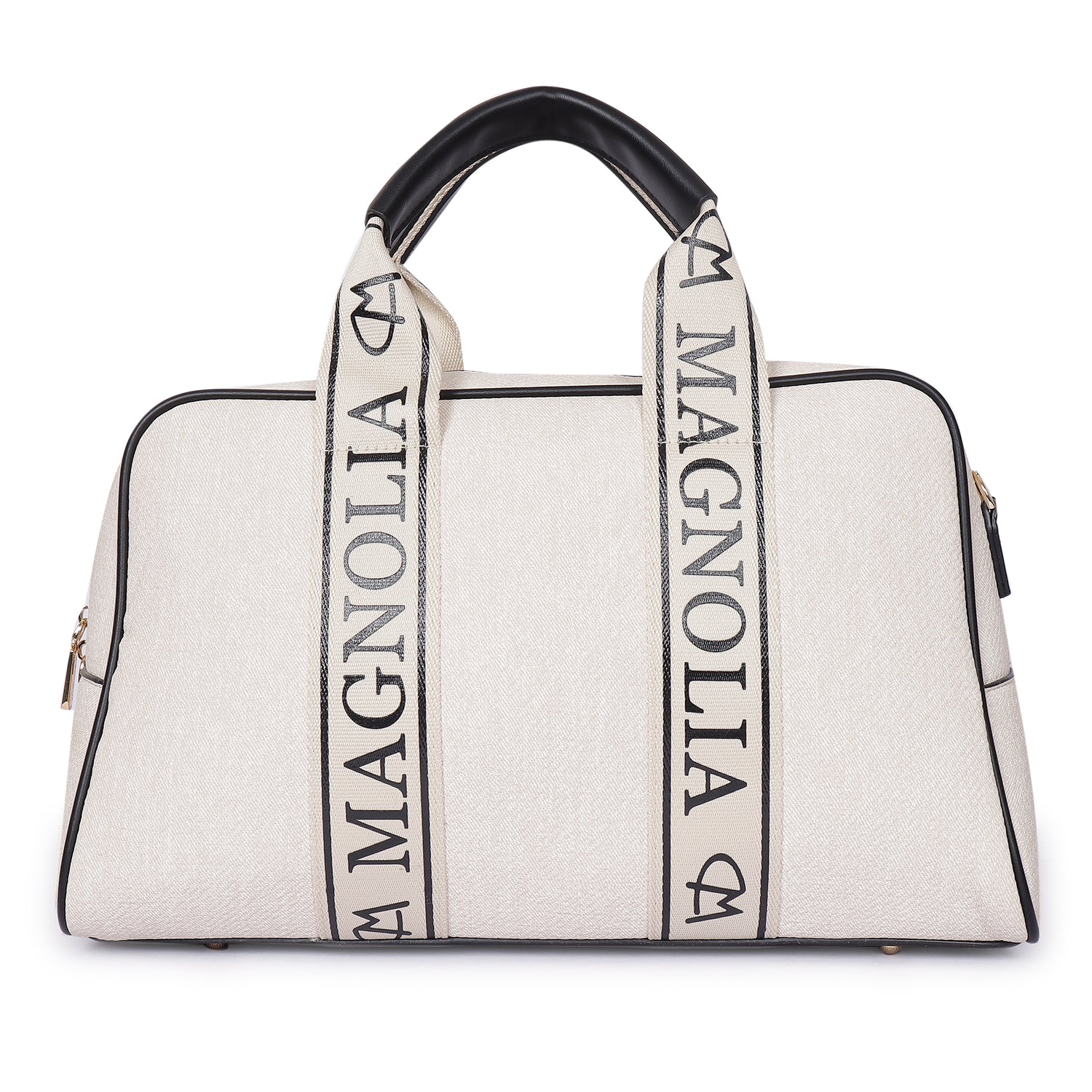 Magnolia Signature Duffle Bag White & Black