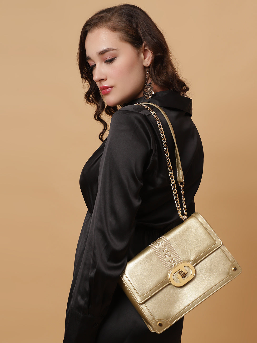 Magnolia Flair Sling Bag Golden