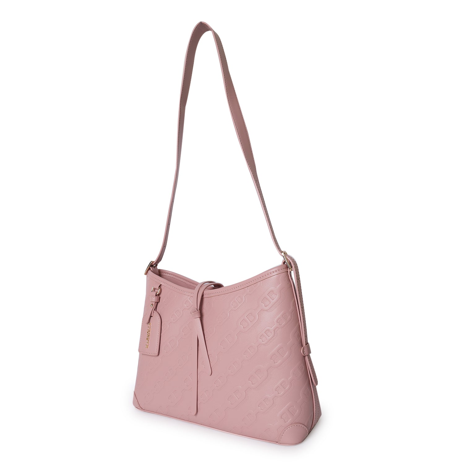 Magnolia Claire Embossed Crossbody Bag Pink