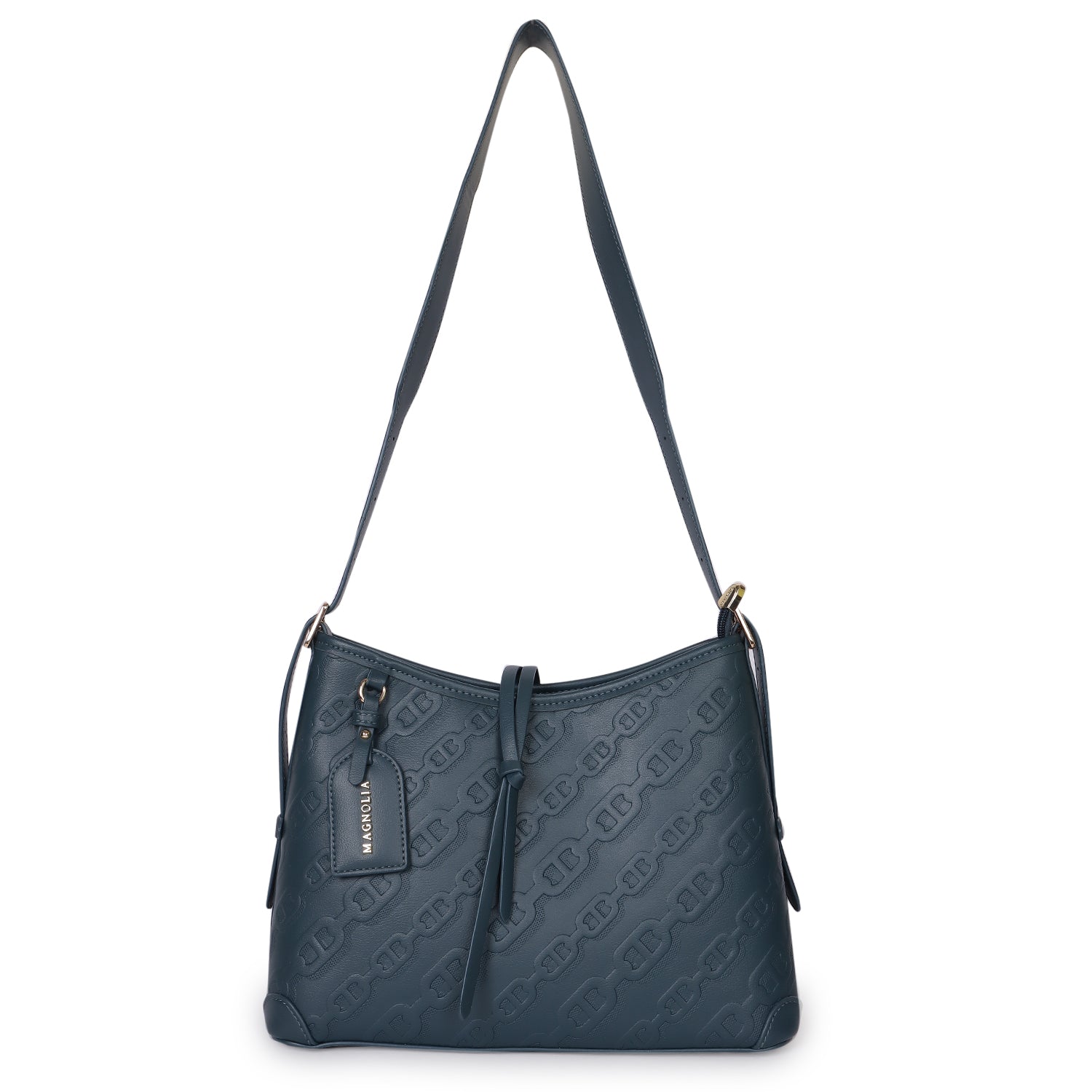 Magnolia Claire Embossed Crossbody Bag Blue