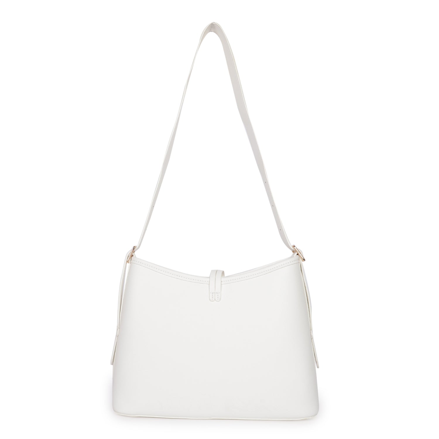 Magnolia Claire Embossed Crossbody Bag White