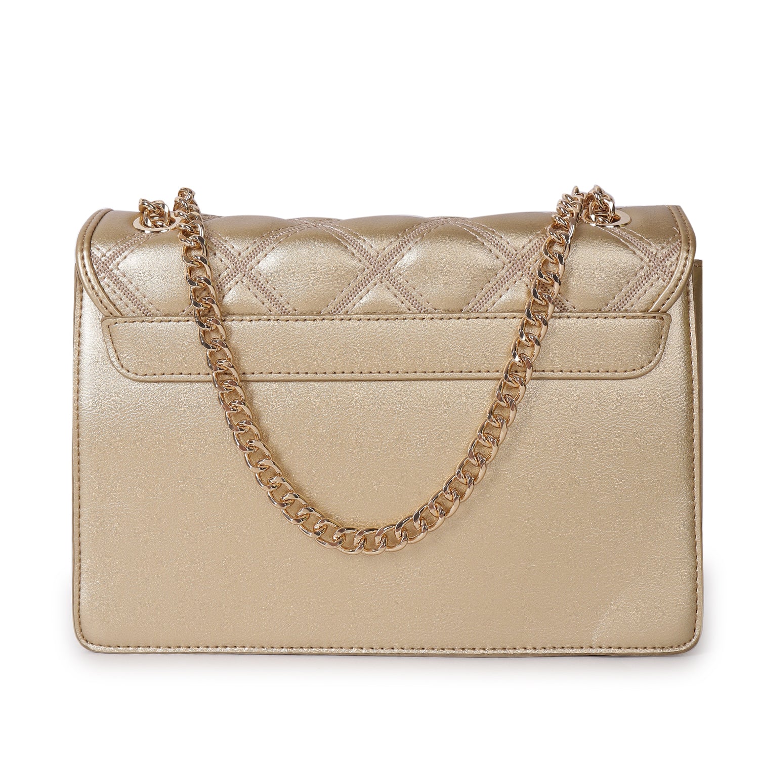 Magnolia Mia Luxe Quilted Sling Bag Golden