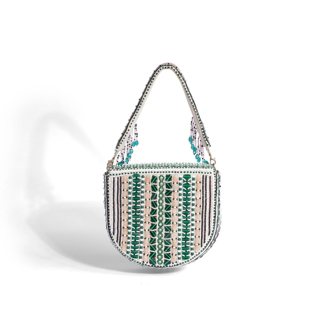 Magnolia Green Velvet Gillter Women Clutch