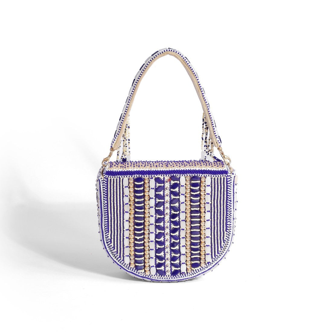 Magnolia Purple Velvet Gillter Women Clutch