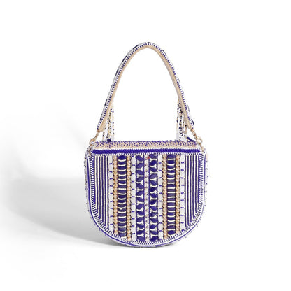 Magnolia Purple Velvet Gillter Women Clutch