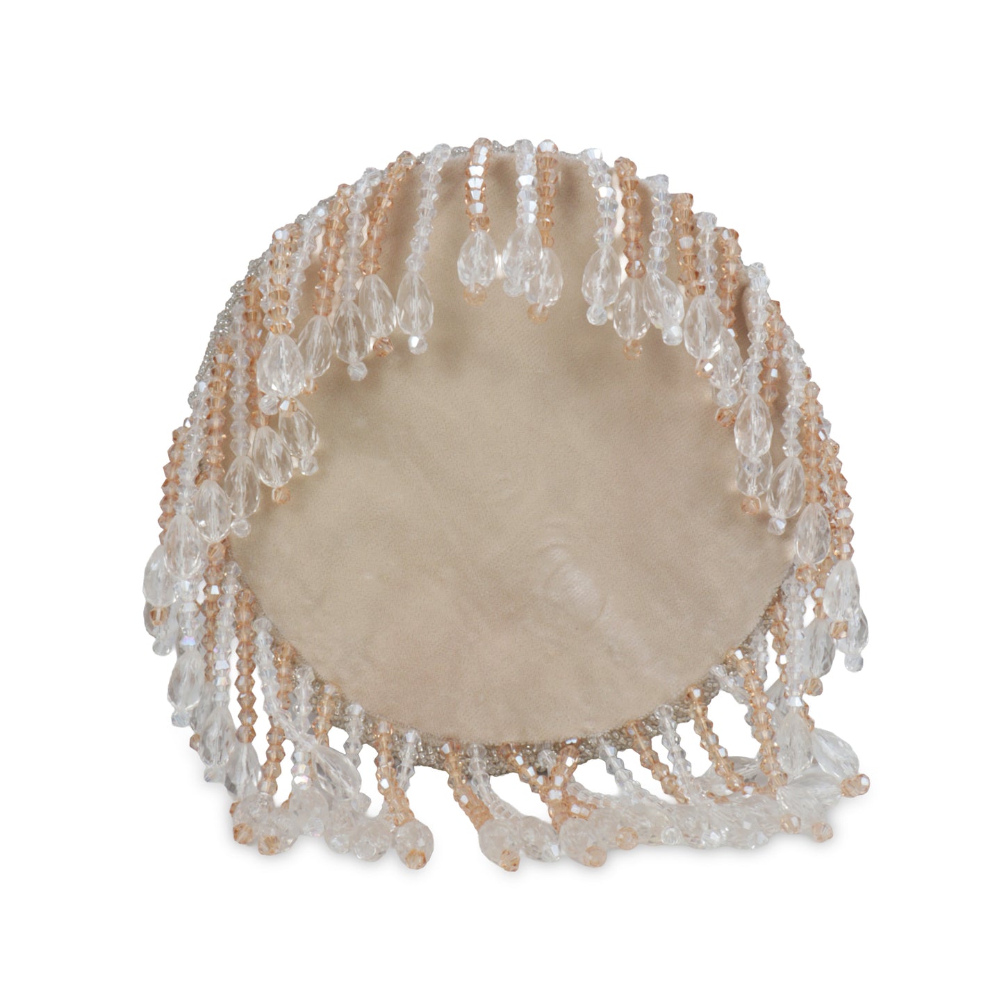 Magnolia Rose Gold Velvet Embellished Women Potli