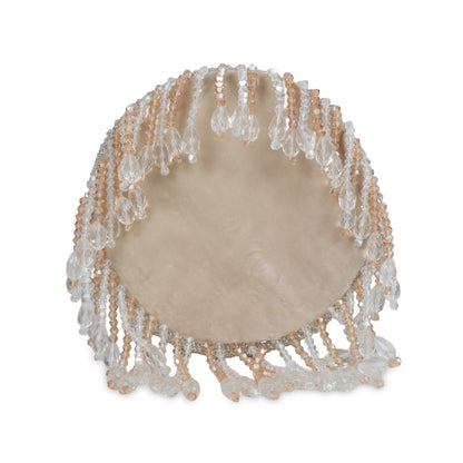 Magnolia Rose Gold Velvet Embellished Women Potli