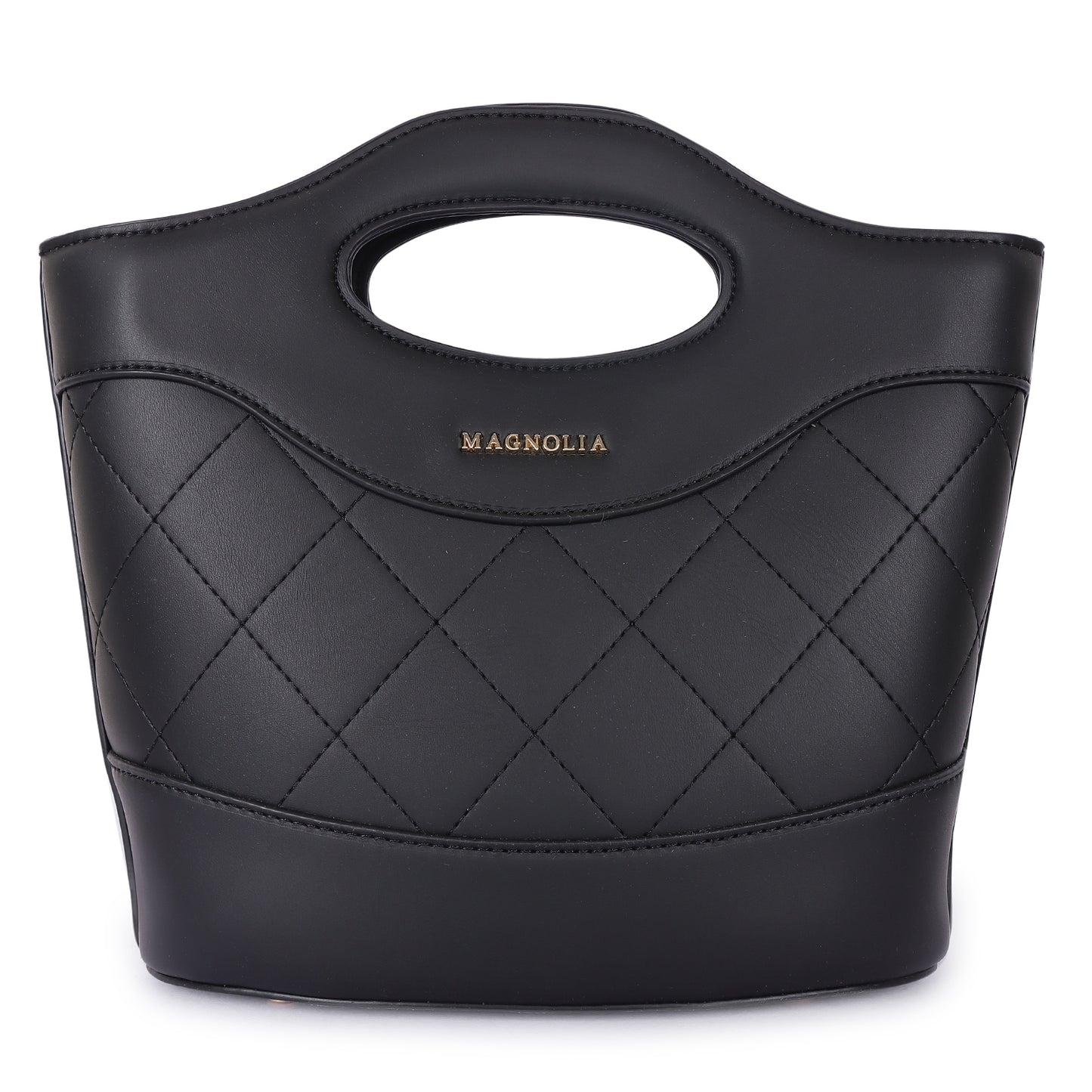 Magnolia Women Black Satchel