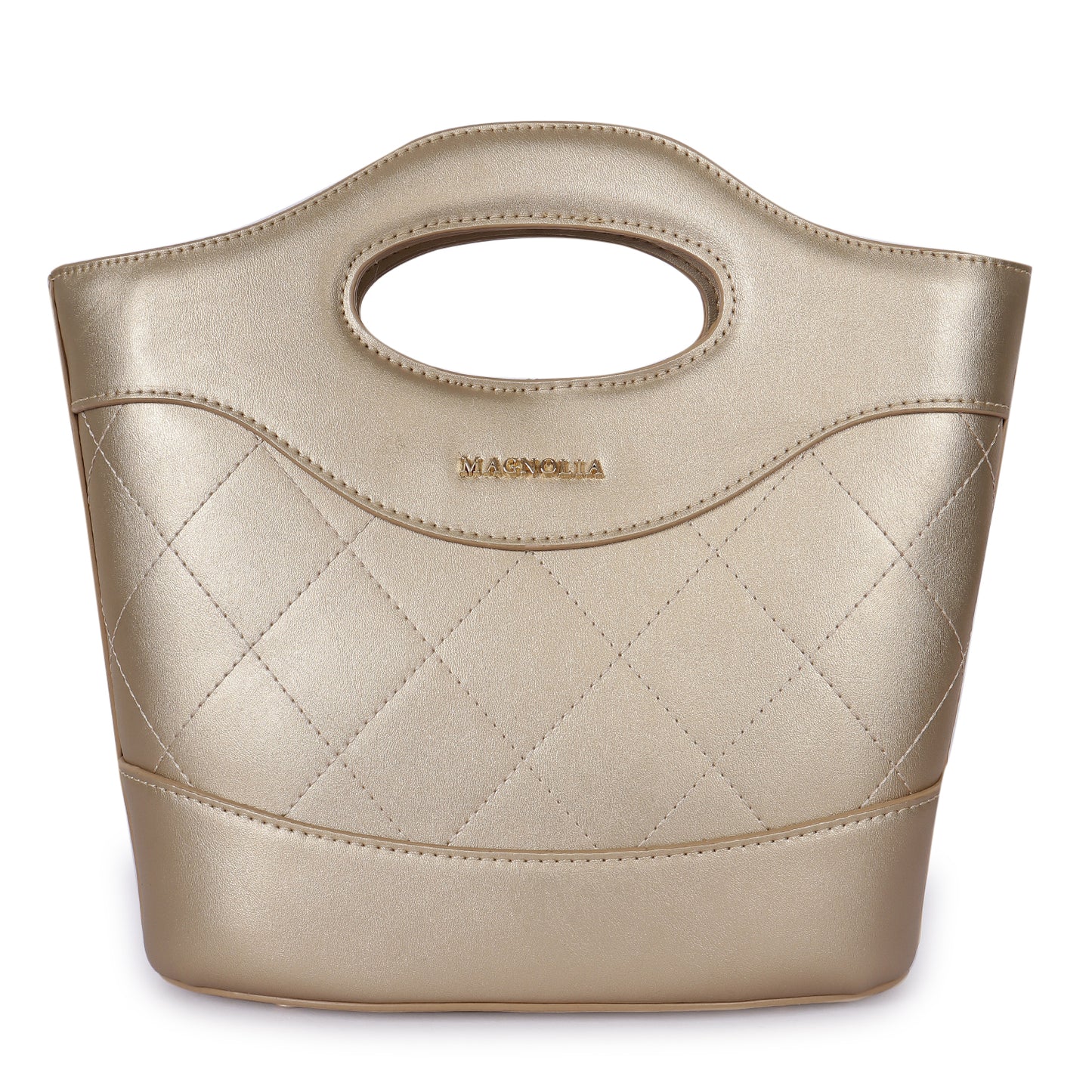 Magnolia Women Gold Satchel