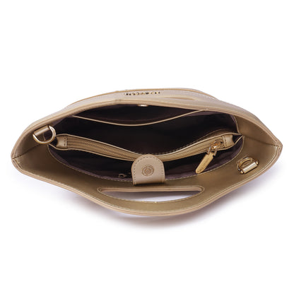 Magnolia Women Gold Satchel
