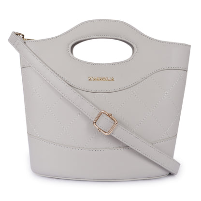 Magnolia Women Grey Satchel