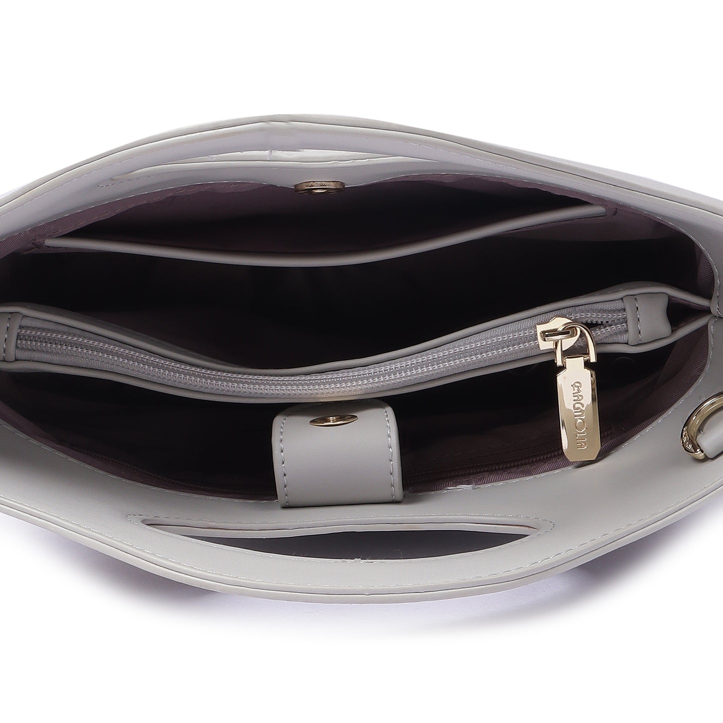 Magnolia Women Grey Satchel