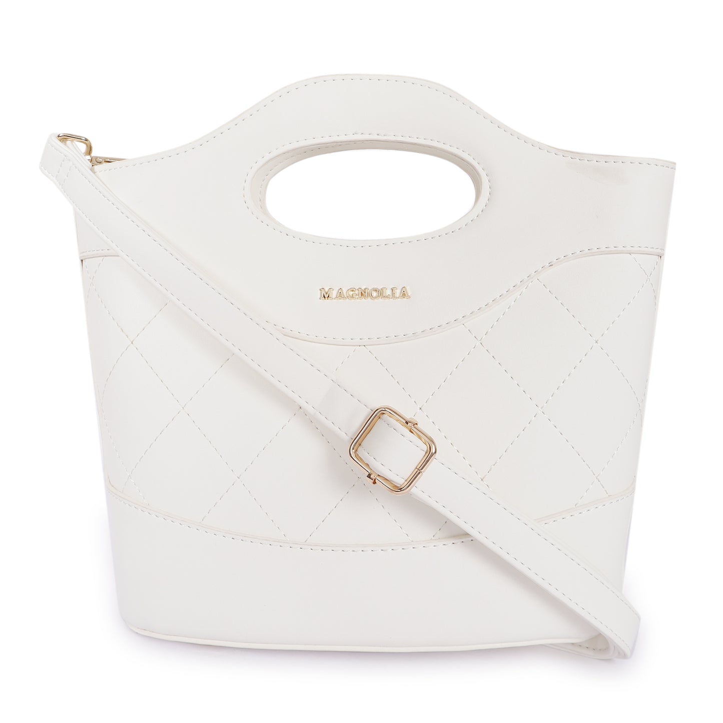 Magnolia Women White Satchel