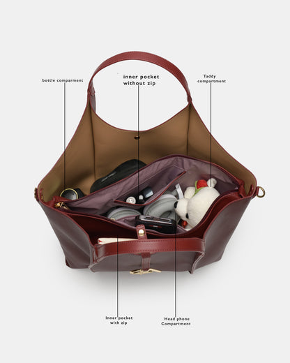 Magnolia Women Maroon Shoulder Bag
