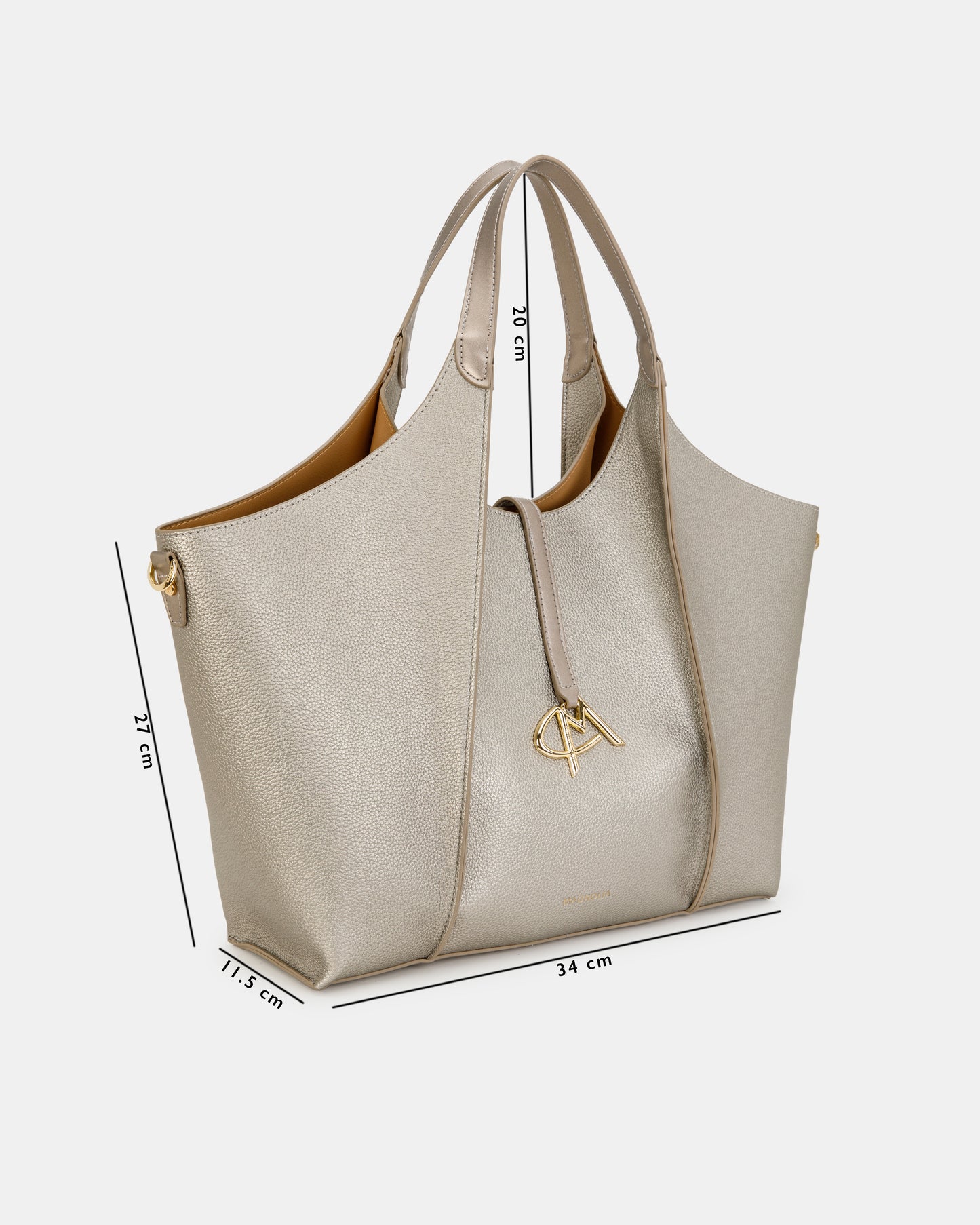 Magnolia Women Silver Shoulder Bag