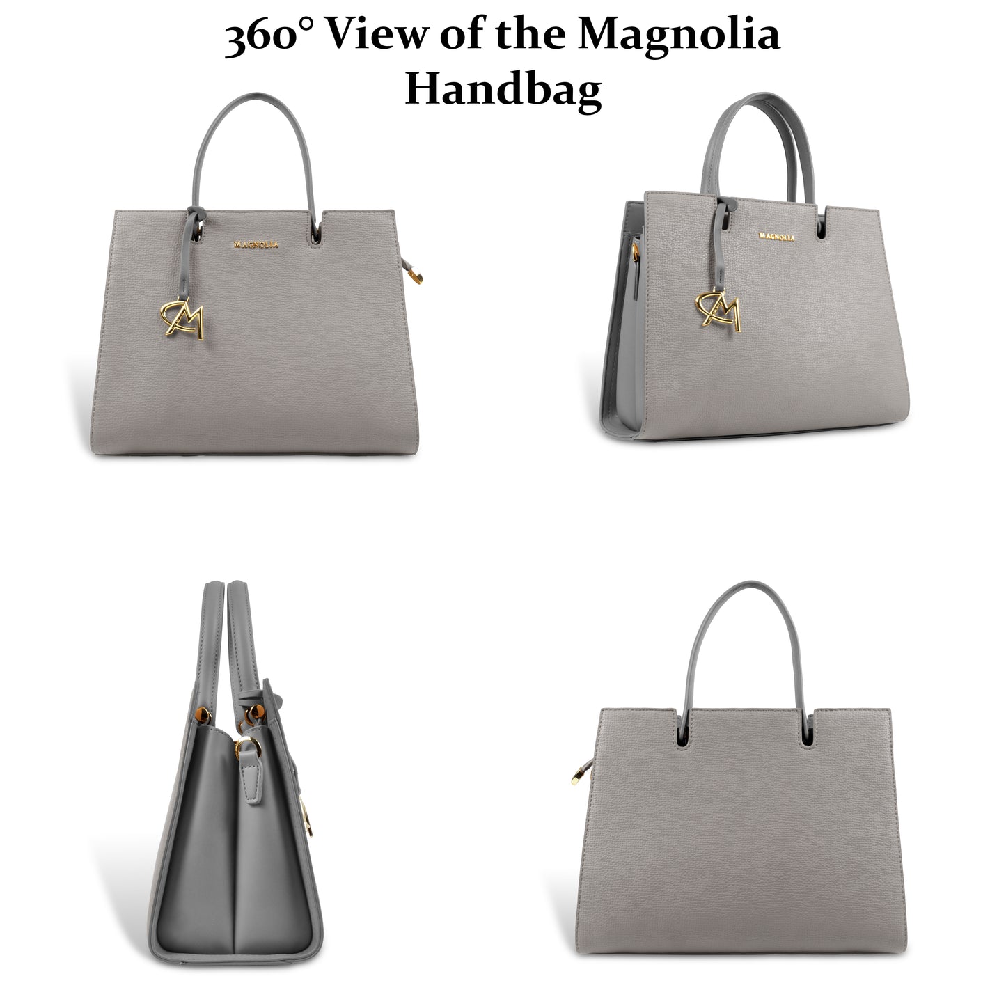 Magnolia Women Grey Satchel