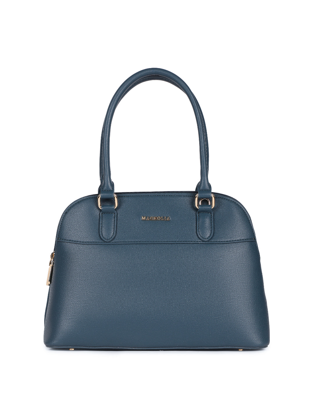 Magnolia Blue  PU Leather Solid One Size Women Shoulder Bag