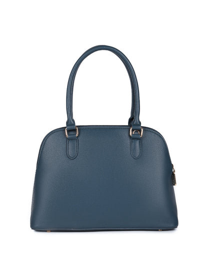 Magnolia Blue  PU Leather Solid One Size Women Shoulder Bag