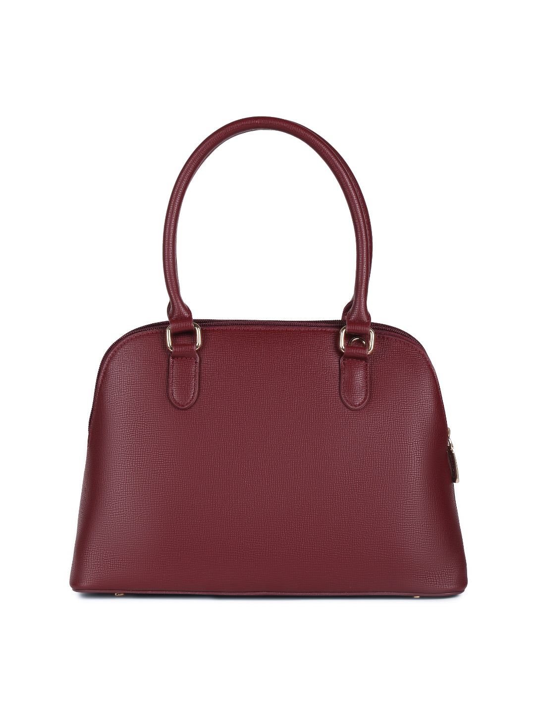 Magnolia Red  PU Leather Solid One Size Women Shoulder Bag