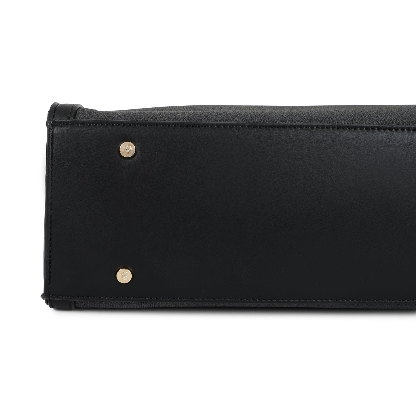 Magnolia PU Leather Women Black Shoulder Bag