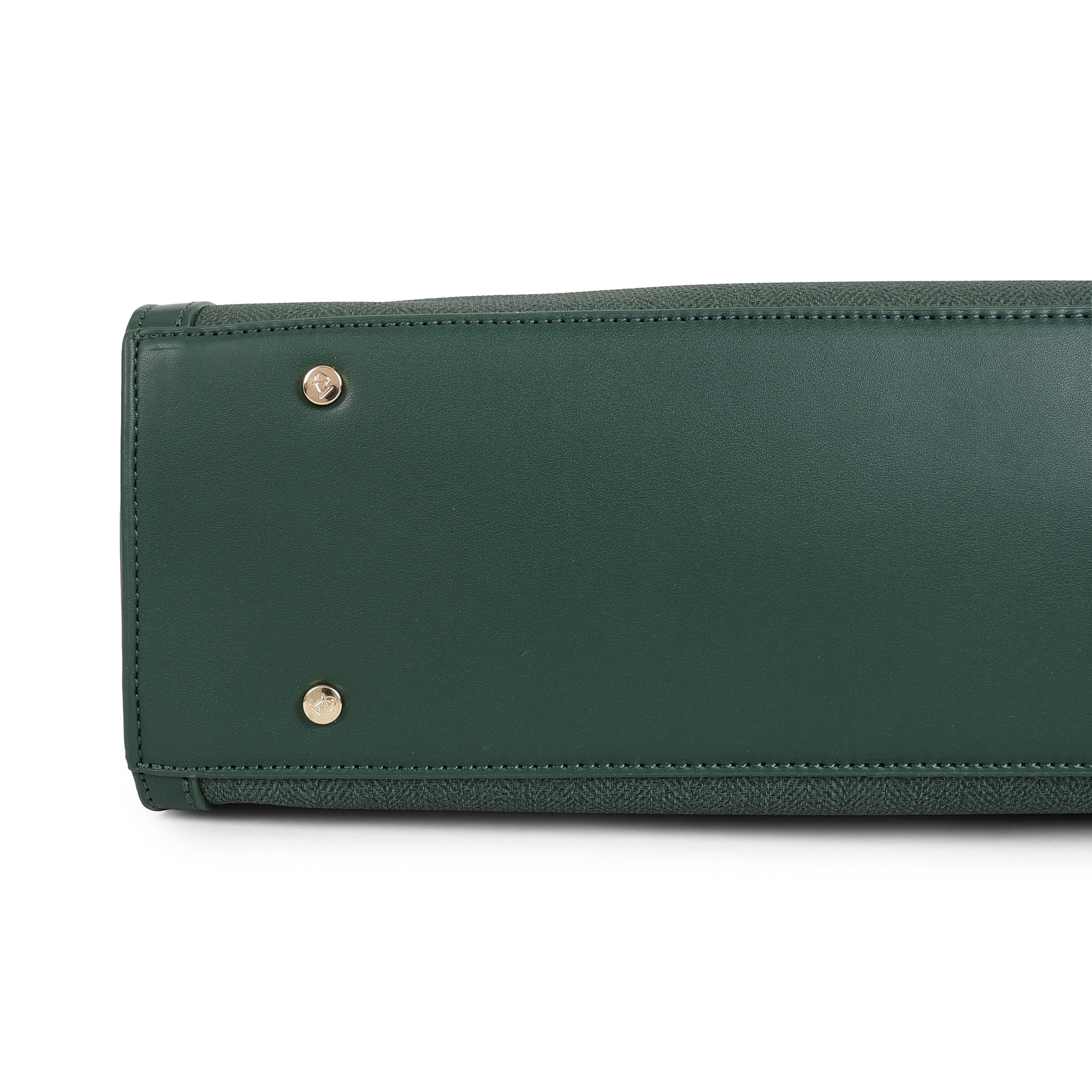 Magnolia PU Leather Women Green Shoulder Bag