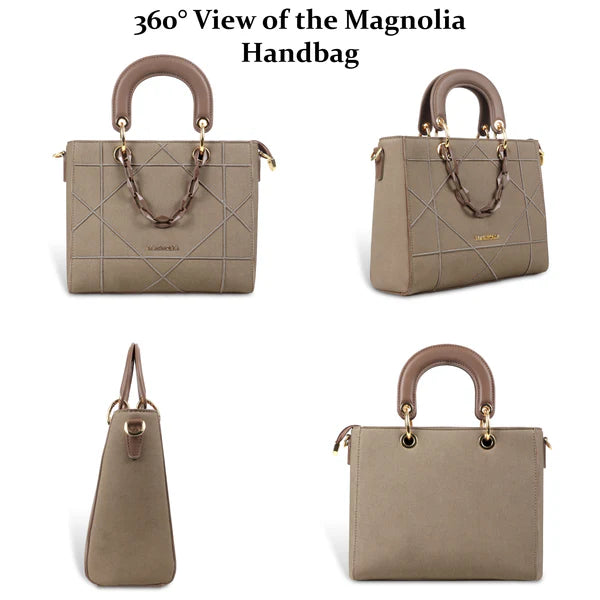 Magnolia Women Brown Tote Bag