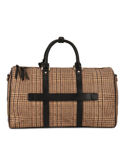 Magnolia Black PU Leather Textured One Size Unisex Duffle Bag
