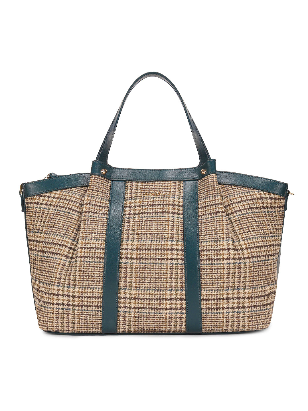 Magnolia Blue PU Leather Textured One Size Unisex Tote