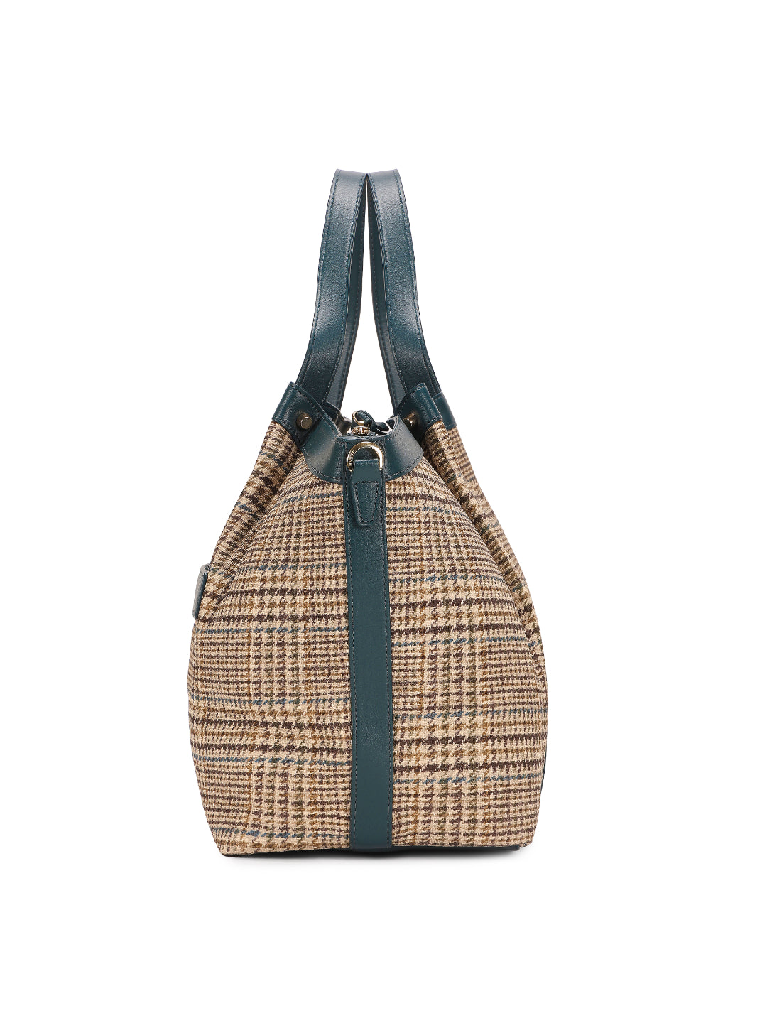 Magnolia Blue PU Leather Textured One Size Unisex Tote