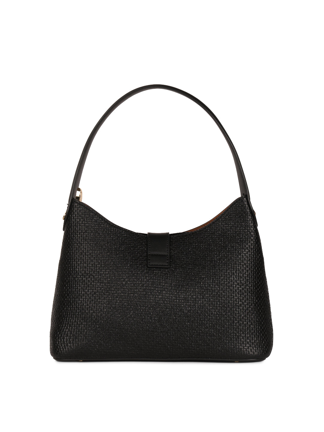 Magnolia Black PU Leather Solid One Size Women Shoulder Bag