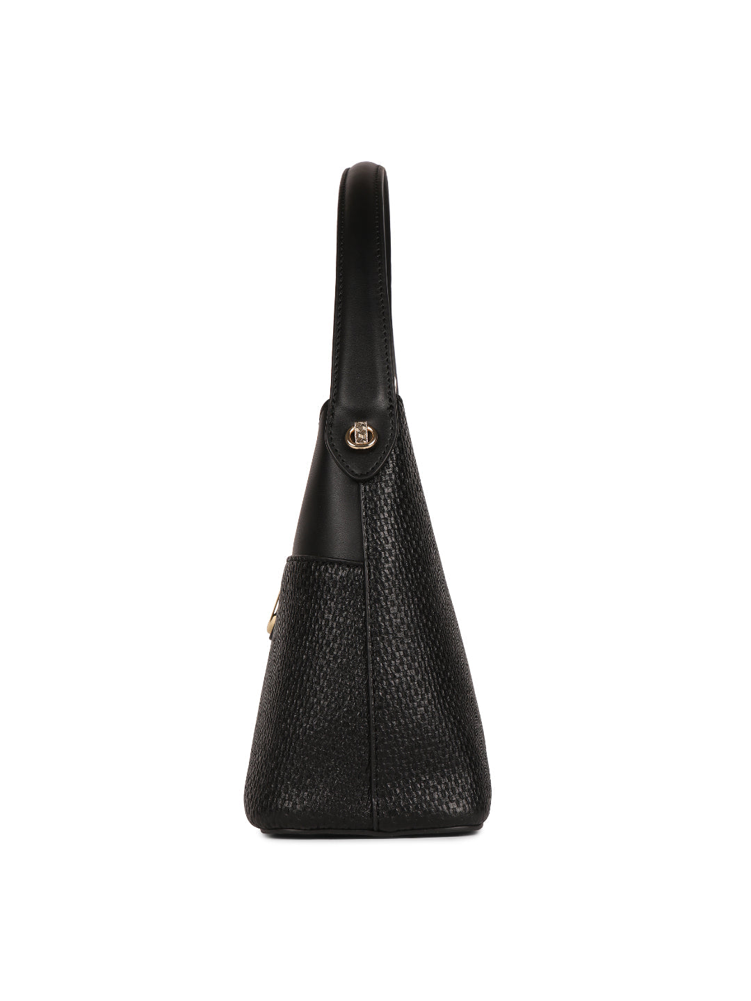 Magnolia Black PU Leather Solid One Size Women Shoulder Bag