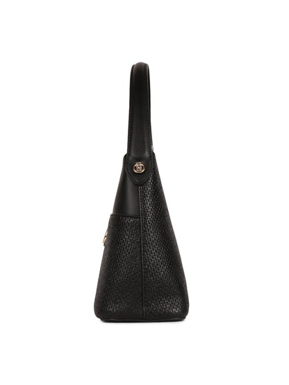 Magnolia Black PU Leather Solid One Size Women Shoulder Bag