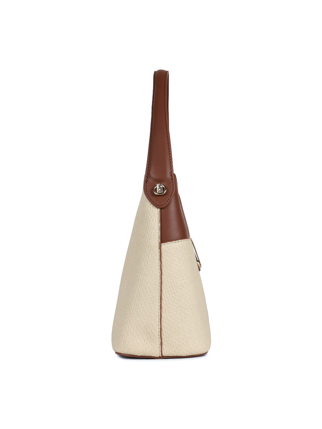 Magnolia Beige PU Leather Solid One Size Women Shoulder Bag