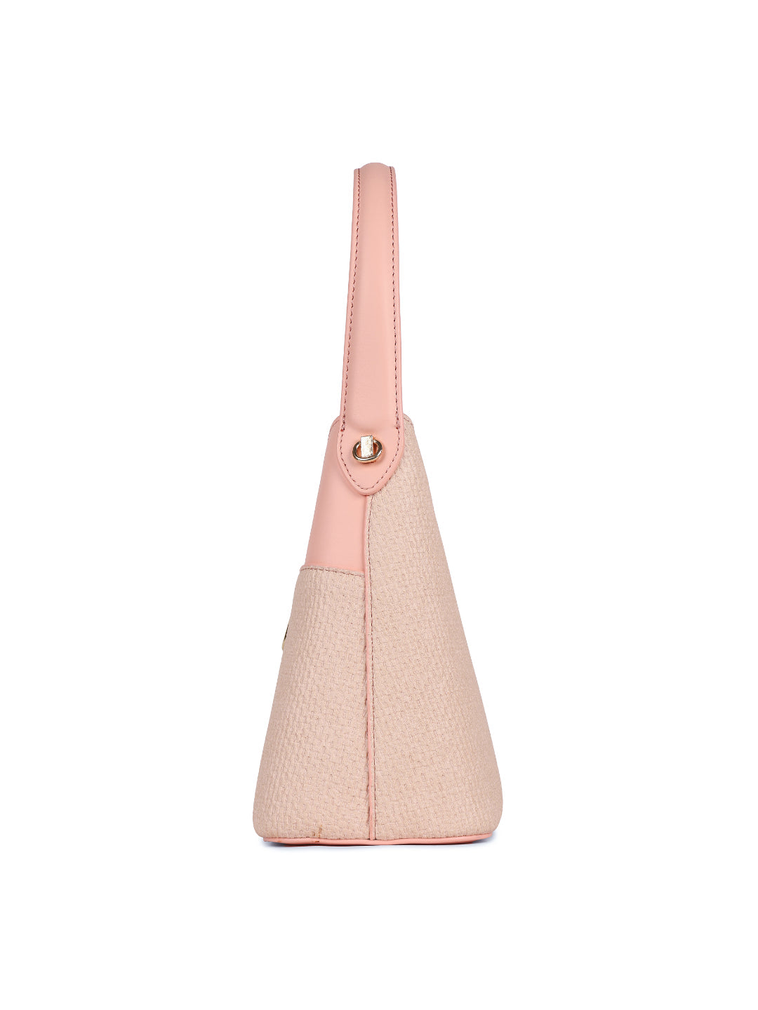 Magnolia Pink PU Leather Solid One Size Women Shoulder Bag