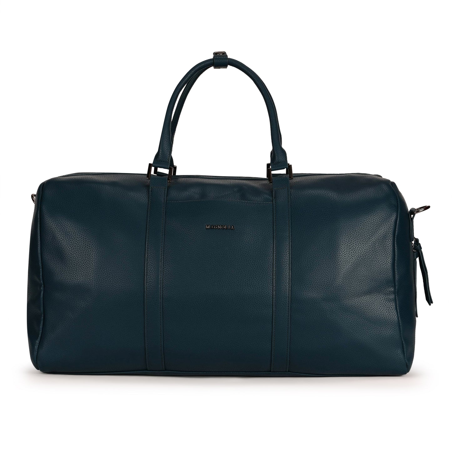 Magnolia PU Leather  Blue Duffle Bag
