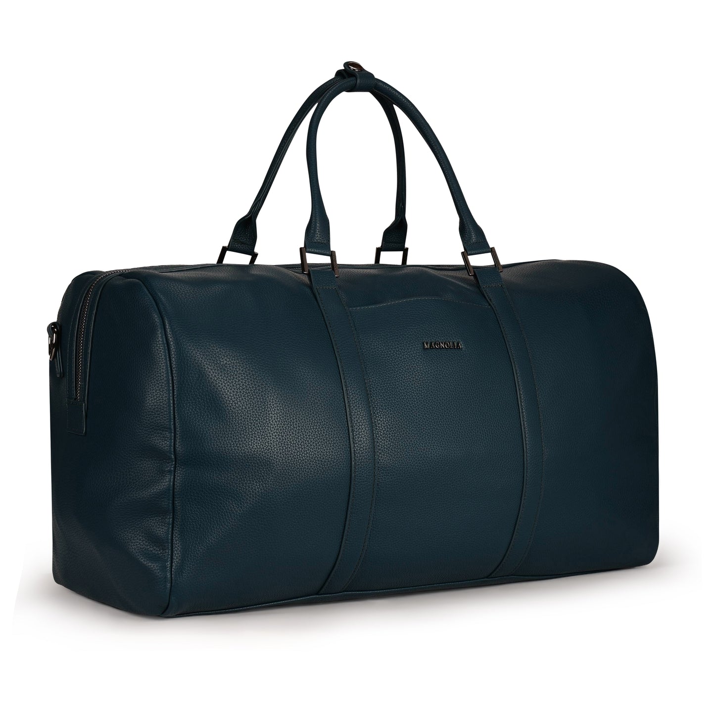 Magnolia PU Leather  Blue Duffle Bag