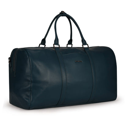 Magnolia PU Leather  Blue Duffle Bag