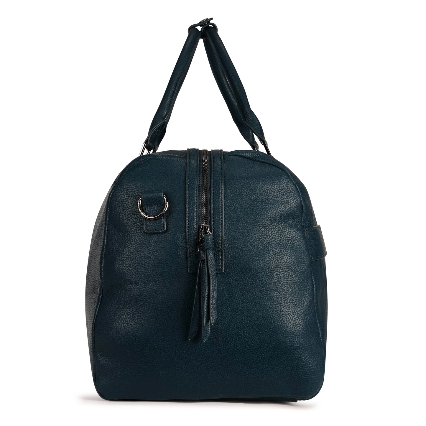 Magnolia PU Leather  Blue Duffle Bag