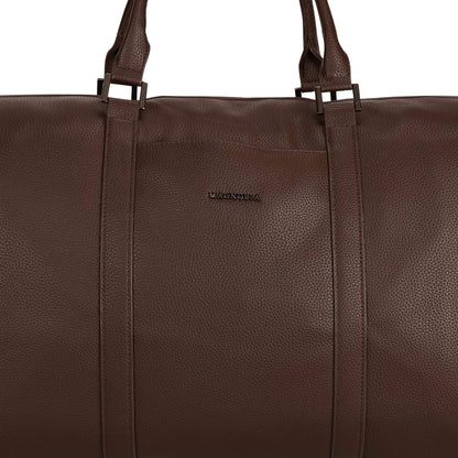 Magnolia PU Leather  Coffee Duffle Bag