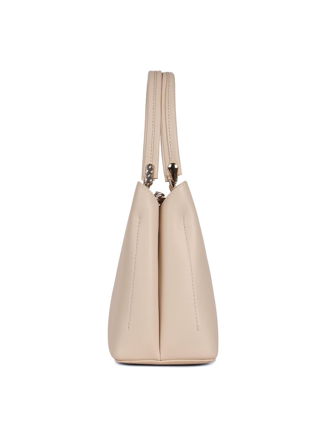 Magnolia Beige PU Leather Embroidered One Size Women Tote