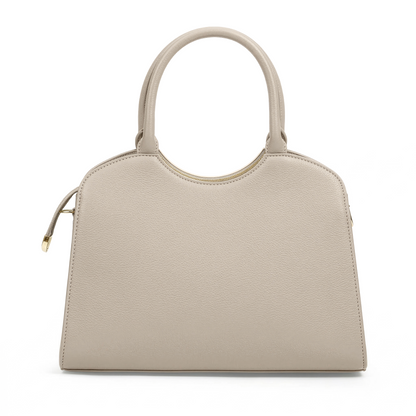 Magnolia PU Leather Women Embroidered Grey Shoulder Bag
