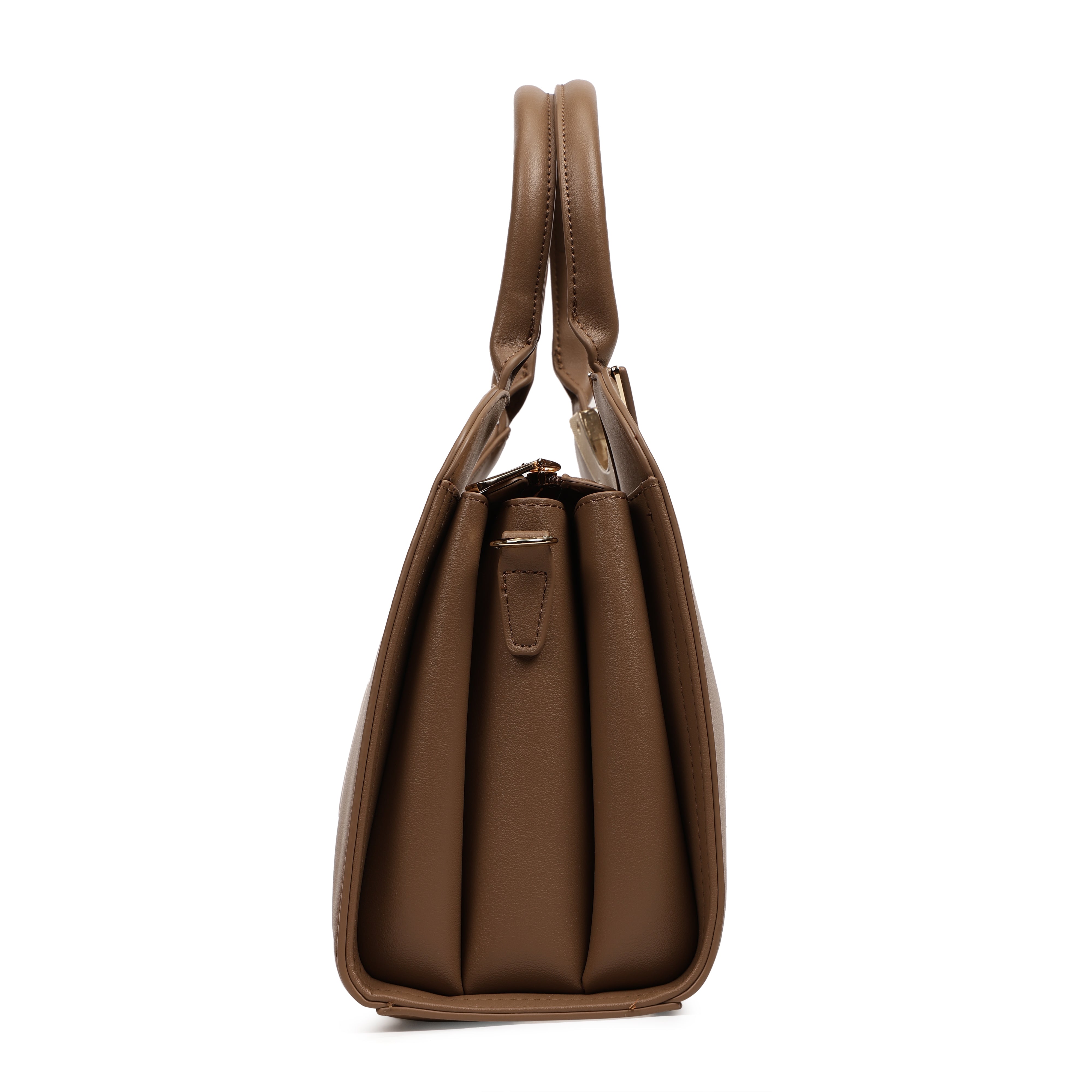 Magnolia PU Leather Women Embroidered Taupe Shoulder Bag