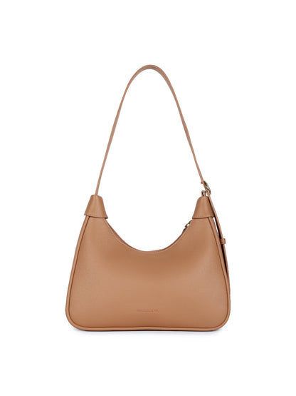 Magnolia Khaki PU Leather Printed One Size Women Shoulder Bag