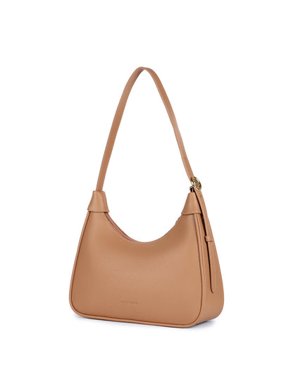 Magnolia Khaki PU Leather Printed One Size Women Shoulder Bag