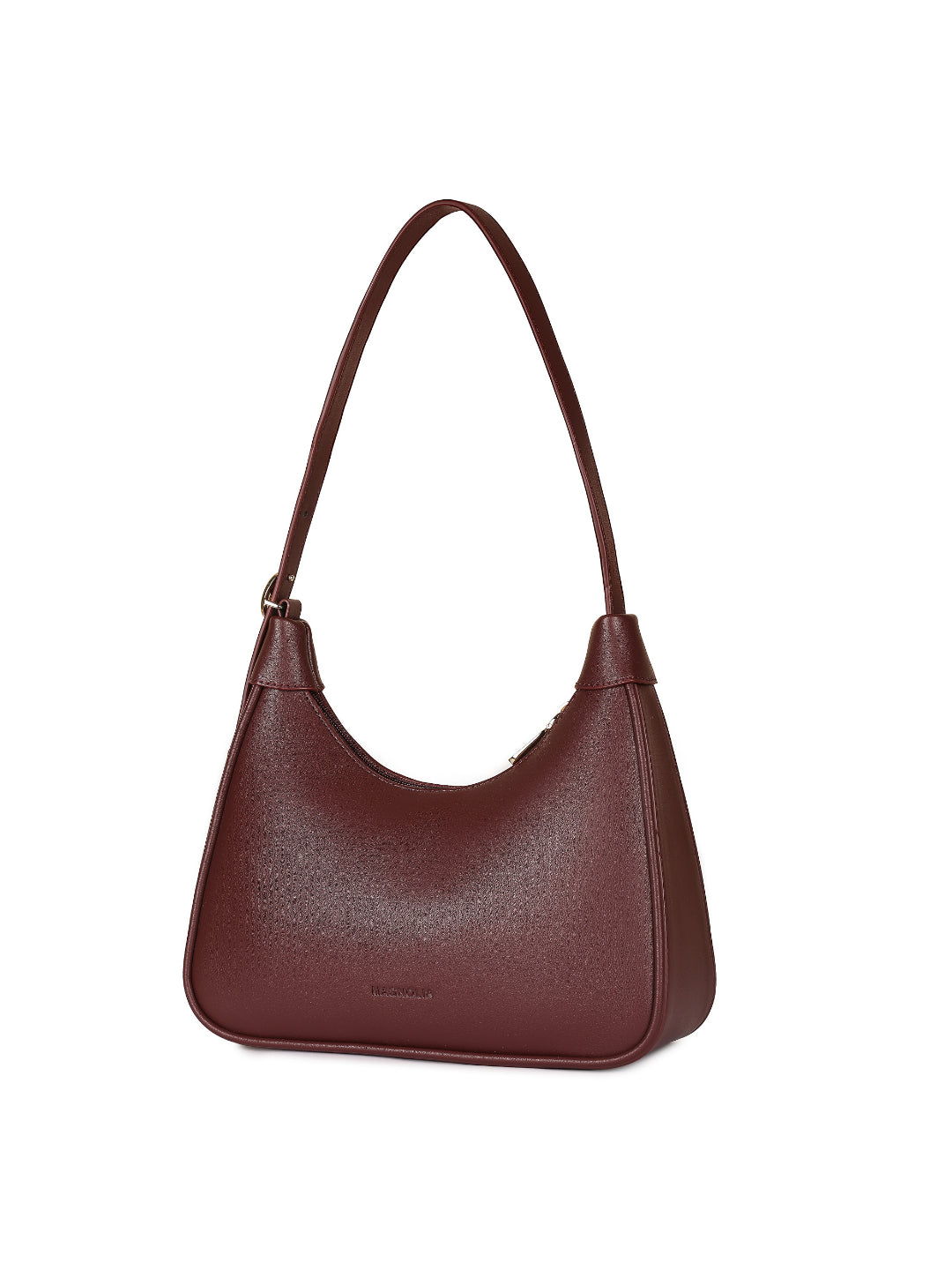 Magnolia Wine red PU Leather Printed One Size Women Shoulder Bag