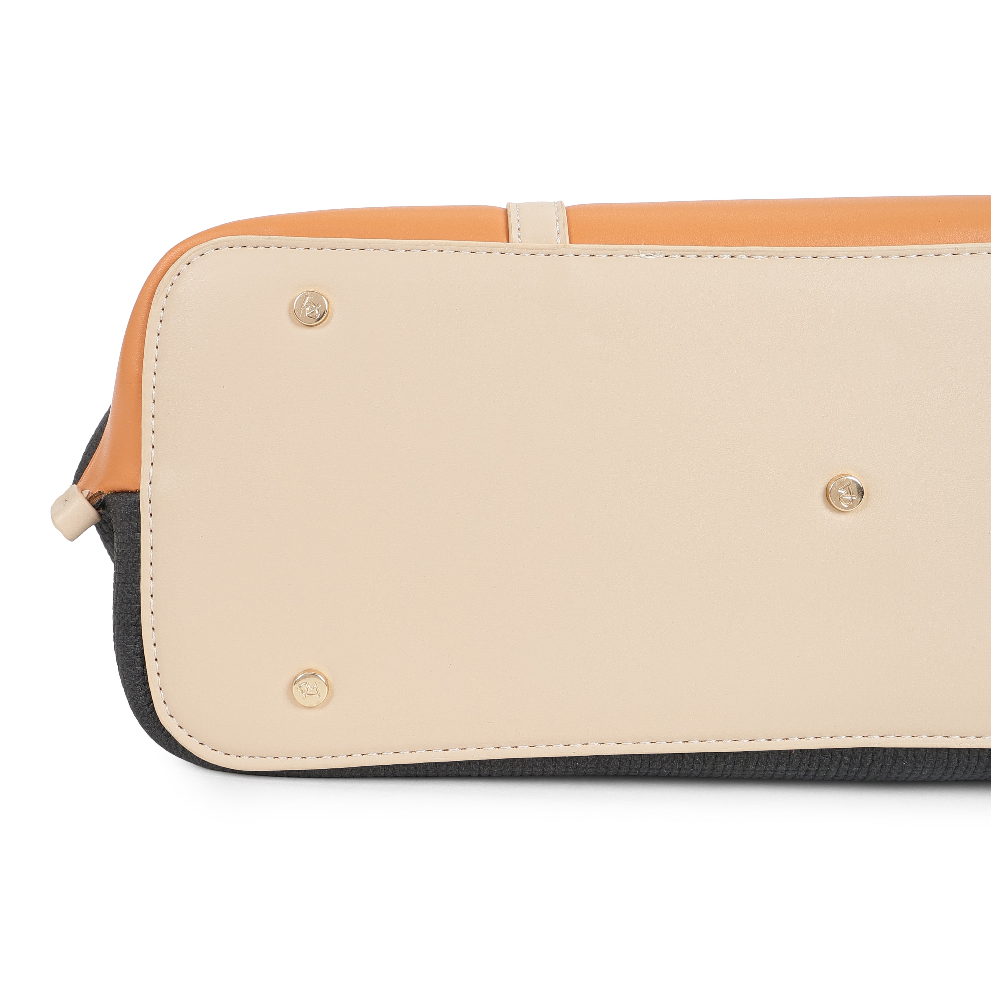 Magnolia PU Leather Women Black Tote Bag