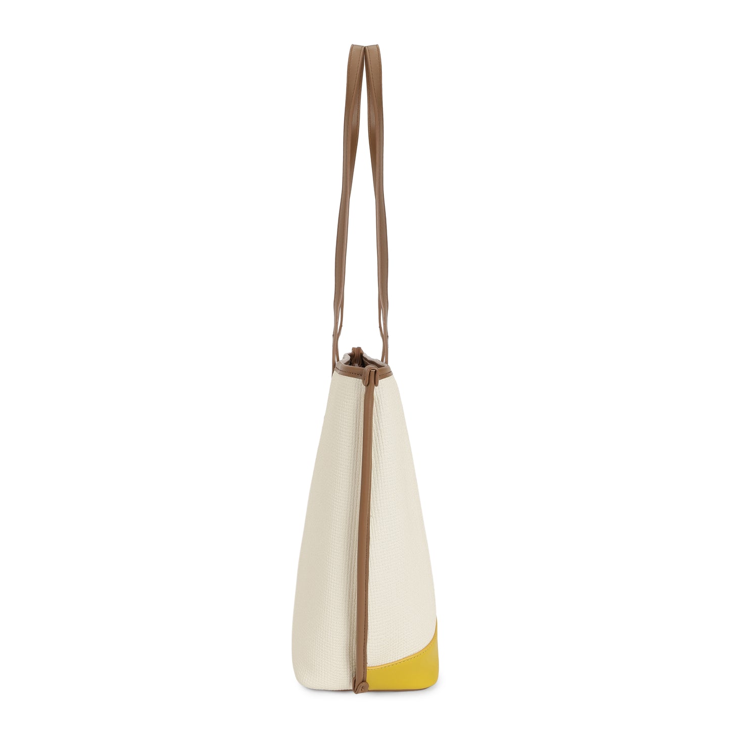 Magnolia PU Leather Women Khaki Tote Bag